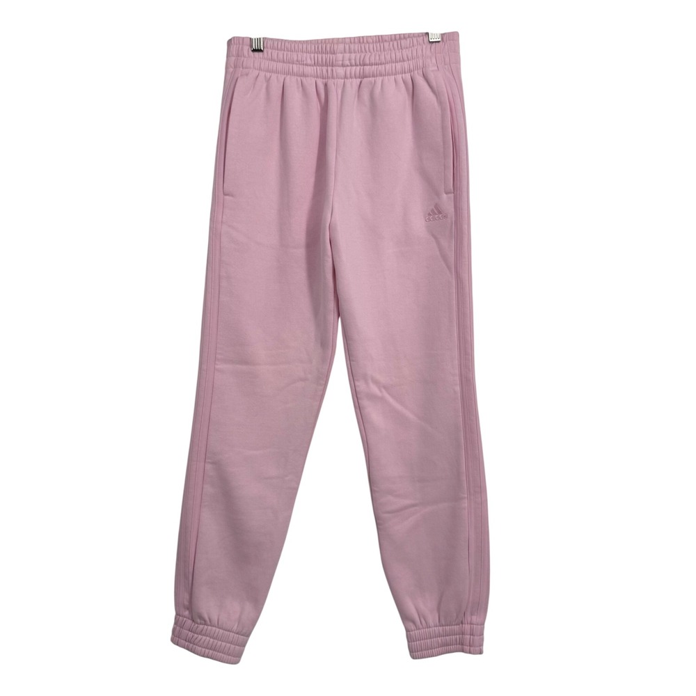 Adidas Regular Fit Bubblegum Pink Sweatpants Joggers Size 14 Girls Sporty Active